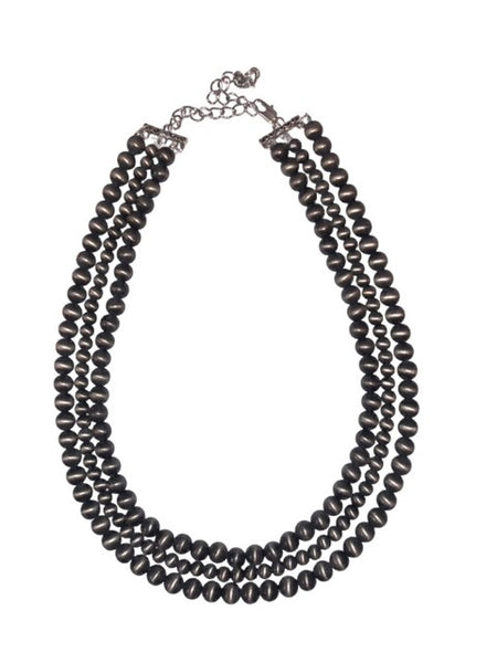 Faux Navajo Pearl Necklace - Style 8